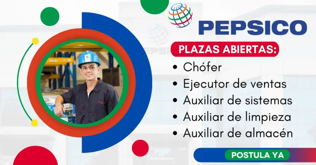 PEPSICO Infórmate de las vacantes